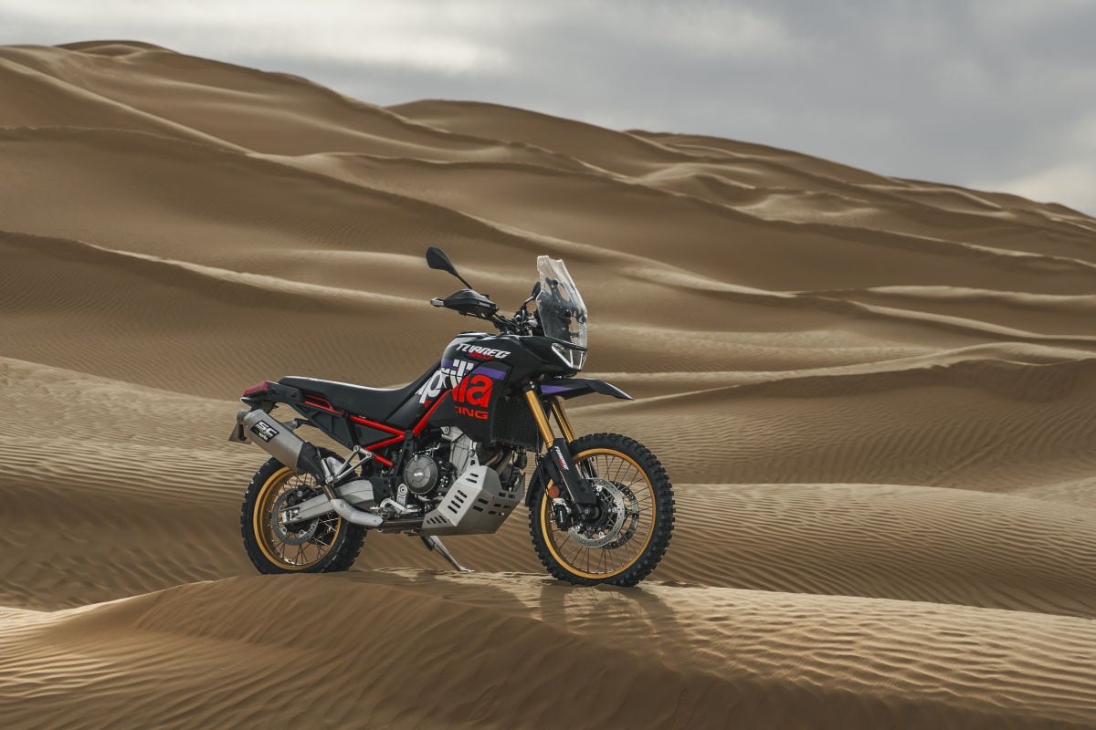 Aprilia Tuareg Rally 660: il ritorno di una leggenda, più cattiva e pronta al deserto +VIDEO+